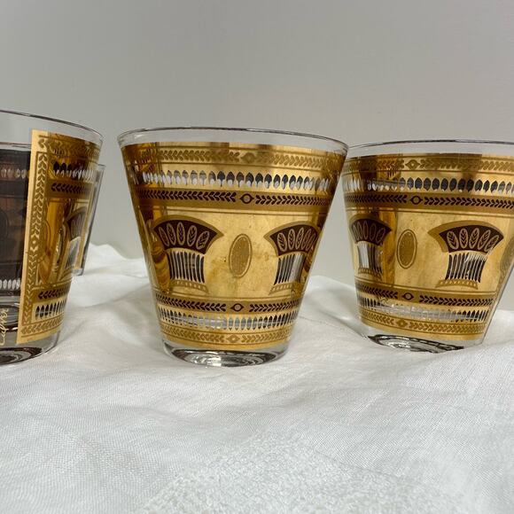 Vintage Culver Festival Black and Gold DOF Glasses 1940s-50s - Picture 4 of 8